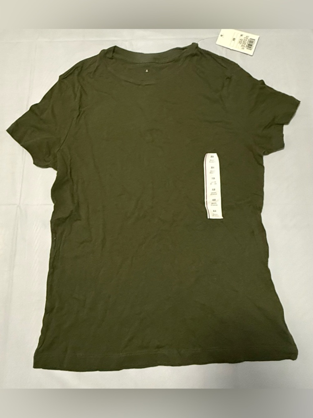 Women’s Extra Small A New Day Olive Green Top Shortsleeve T Shirt NEW